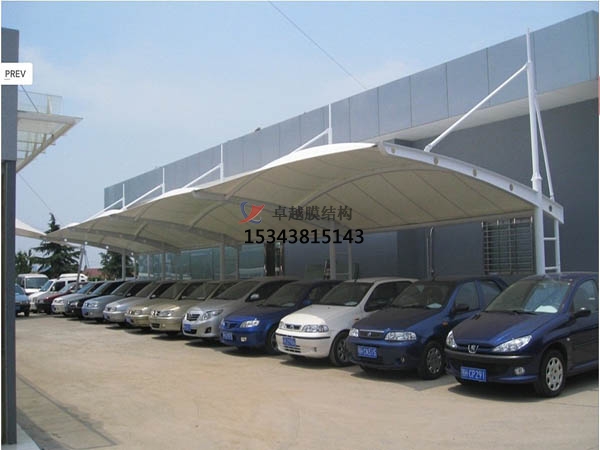 竹山膜結構停車棚【設計生產(chǎn)安裝】
